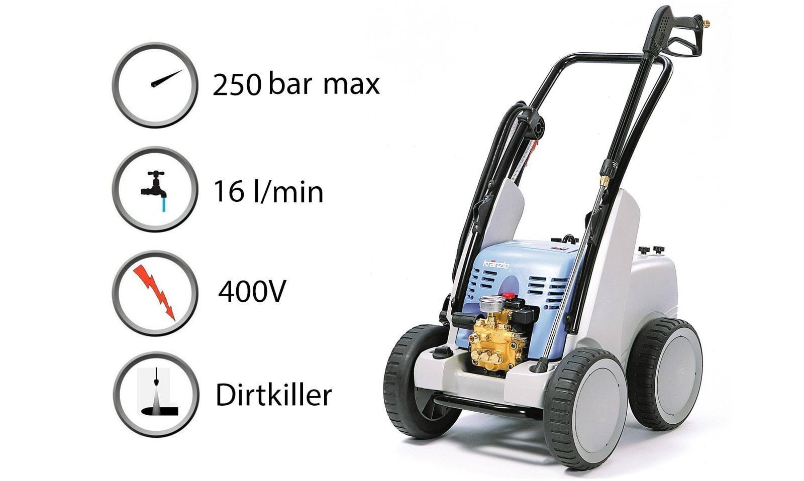 Lavadora Profissional Kranzle Quadro 1000 TS 