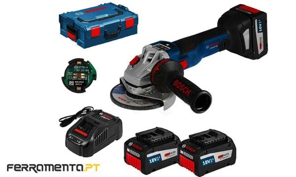 Mini-rebarbadora 18V 6,3Ah Bosch GWS 18V-125 SC Professional