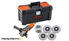 Rebarbadora 900W 125mm e caixa de ferramentas 16" BEG220KA5-QS