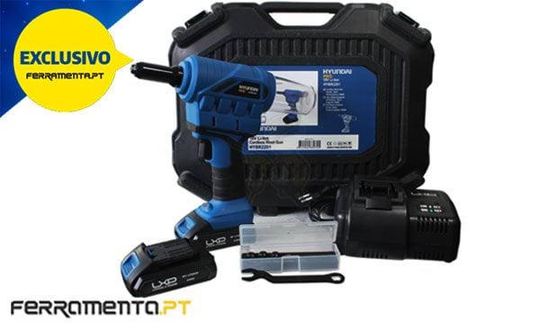 Rebitadora a bateria 18V 2,0Ah Hyundai HYBR2201