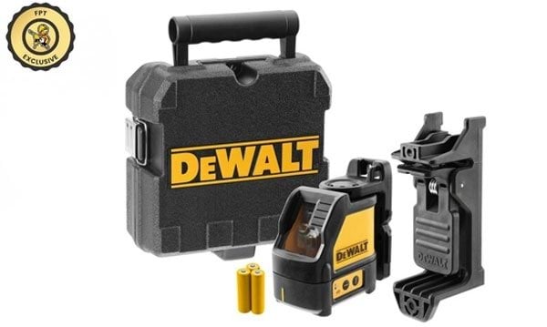 Nível Laser Luz Vermelha Cruzado Dewalt DW088K (OUTLET)