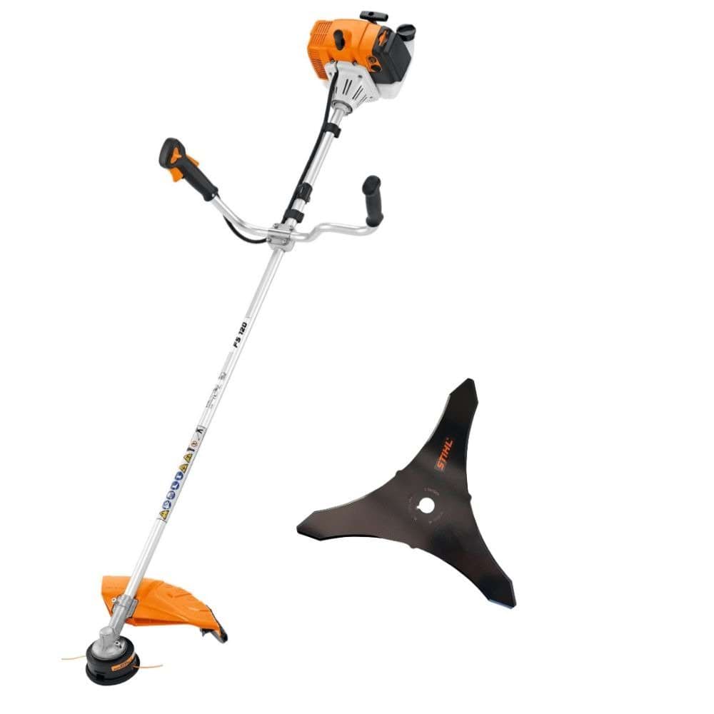 Roçadora Gasolina FS 120 c/ Fio C 26-2 + Lâmina 250mm Stihl 41342000446