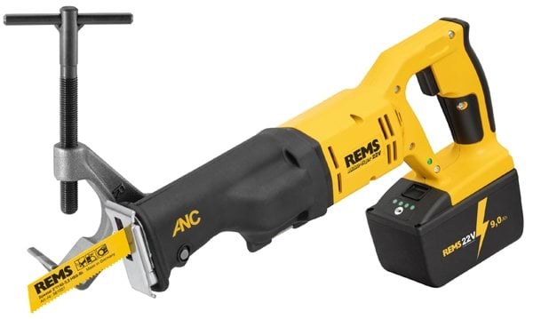 Serra de sabre P/ Tubos a Bateria REMS Akku-Cat 22 V VE Set