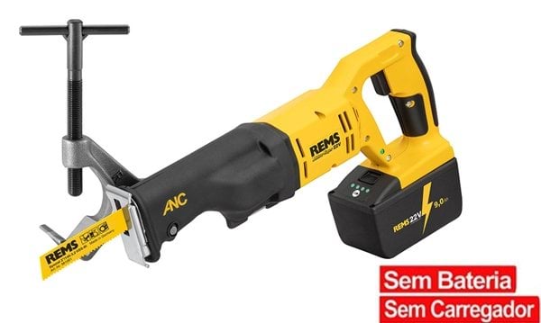 Serra de Sabre P/ Tubos a Bateria REMS Akku-Tiger 22 V VE Set