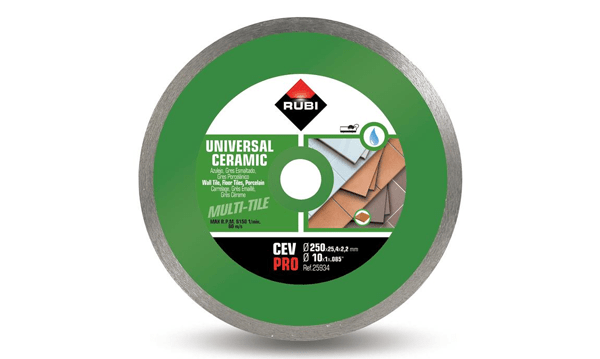 Disco de Diamante P/ Cerâmica 250mm CEV PRO Rubi 25934