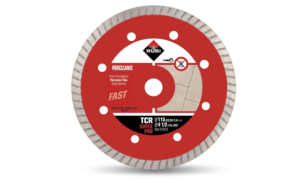 Disco diamante grés porcelânico TCR 115mm Rubi 31972