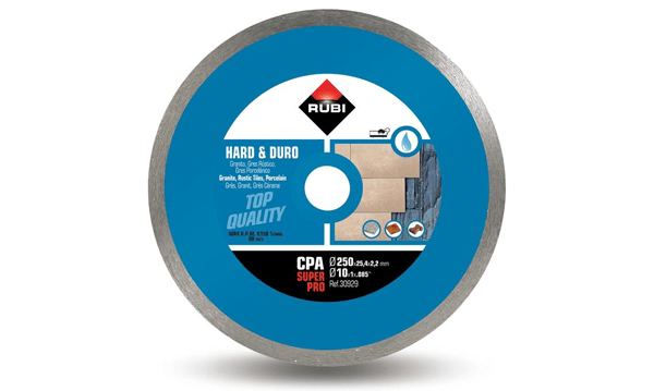 Disco de Diamante CPA-250 250x25.4mm SUPERPRO Rubi 30929