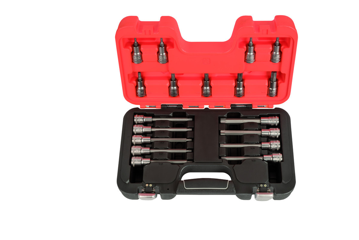Conjunto de chaves de caixa 1/2" com pontas TORX® - 18 peças Bahco S18TORX