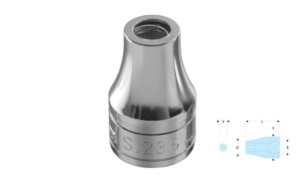 Chave De Caixa 1/2" Porta Pontas Para 1/2 Facom S.237