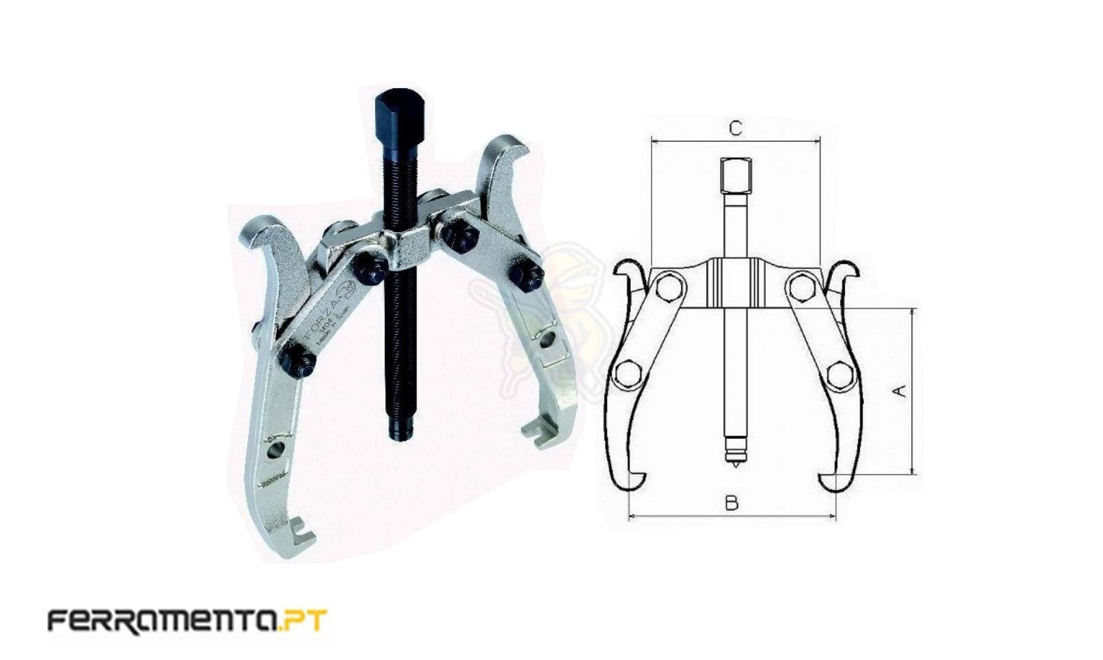 Saca Rolamentos 170mm Forza 1404L
