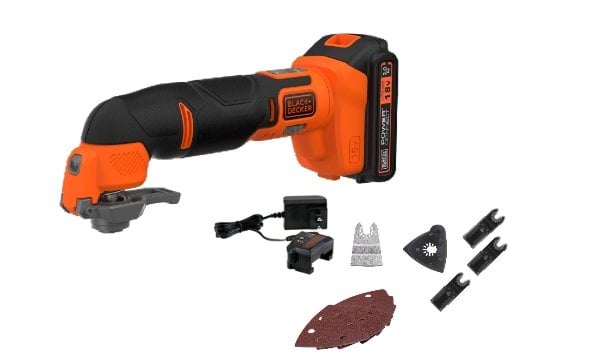 Multi-ferramenta oscilante 18V Black&Decker BDCOS18D1K-QW