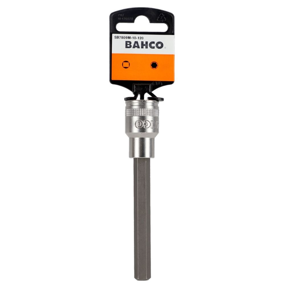 Chave de caixa com ponta hexagonal (Hex/Allen) com encaixe de 1/2" 5 mm (comprimento 180 mm) Bahco SB7809M-5-180