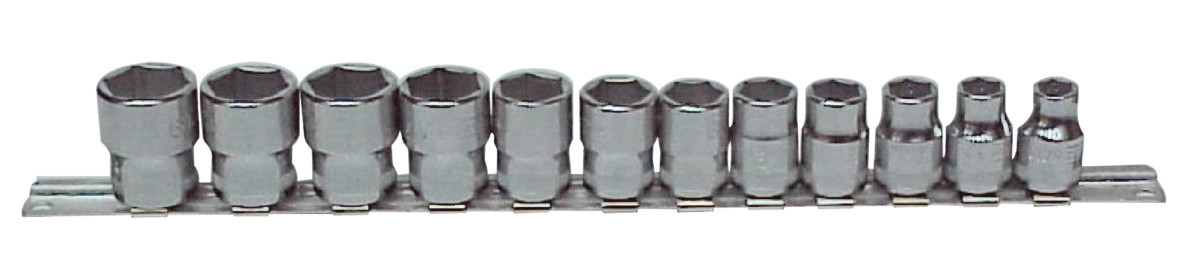 Jogo de 12 chaves de caixa em rail Bahco 7400SR/S12