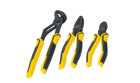 Jogo de 3 alicates combinado 180mm + corte diagonal 150mm + juntas 250mm Stanley STHT0-74471