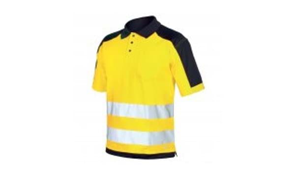Polo manga curta HV 08190 amarelo/azul Industrial Starter 08190048