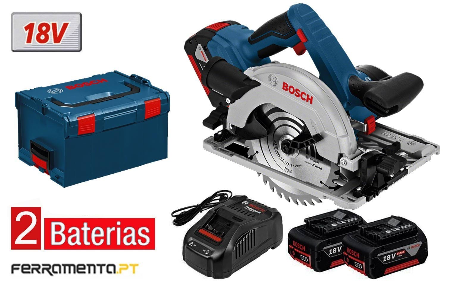Serra circular sem fio Bosch GKS 18V-57 G Professional