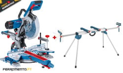 Serra de Meia Esquadria Bosch GCM 350-254 + GTA 2600 Professional