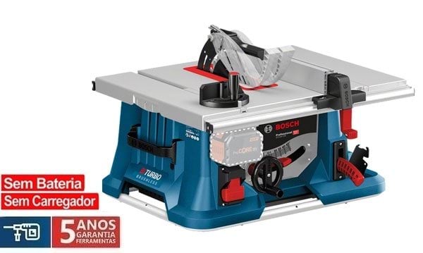 Serra de Mesa BITURBO 216mm GTS 18V-216 Bosch 0601B44000