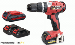 Berbequim c/ percussão 18V 2.0Ah Stayer PBL222P