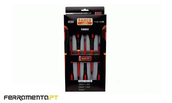 Set Chaves de Fenda / Phillips Isoladas 5Pcs Bahco BE-9881SL