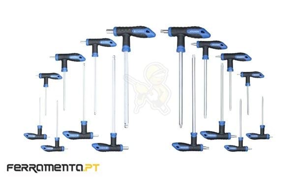 Set Chaves em T Hex/Torx 16Pcs Hyundai 59551