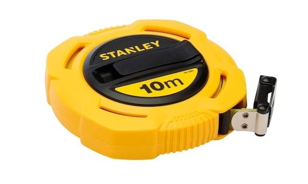 Fita Métrica 10m Fibra de Vidro Caixa Fechada Stanley 0-34-295