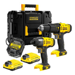 Combo Kit 18V V20 SFMCD711 + SFMCF800 Stanley SFMCK465D2T-QW