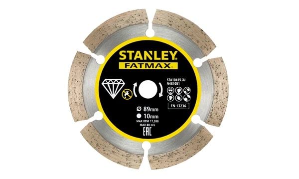 Disco de Diamante Segmento 89mm Stanley STA10415-XJ