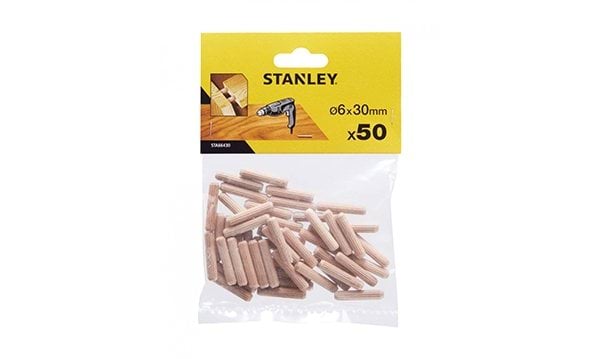 Buchas Para Madeira 6x30mm 50un Stanley STA66430-QZ
