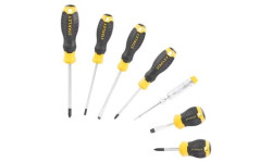 Jogo De 7 Chaves De Fendas Cushion Grip Stanley STHT16166-0
