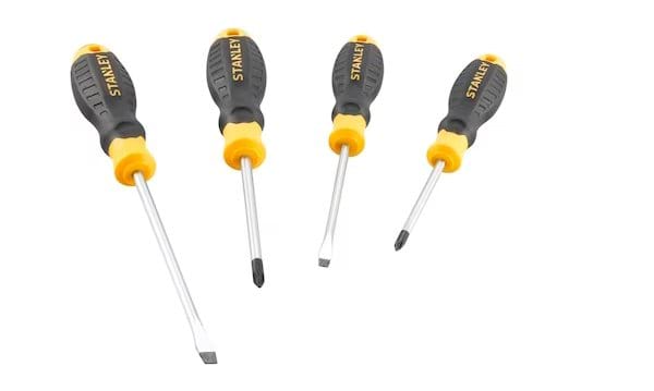 Jogo De 4 Chaves De Fendas Cushion Grip Stanley STHT16169-0