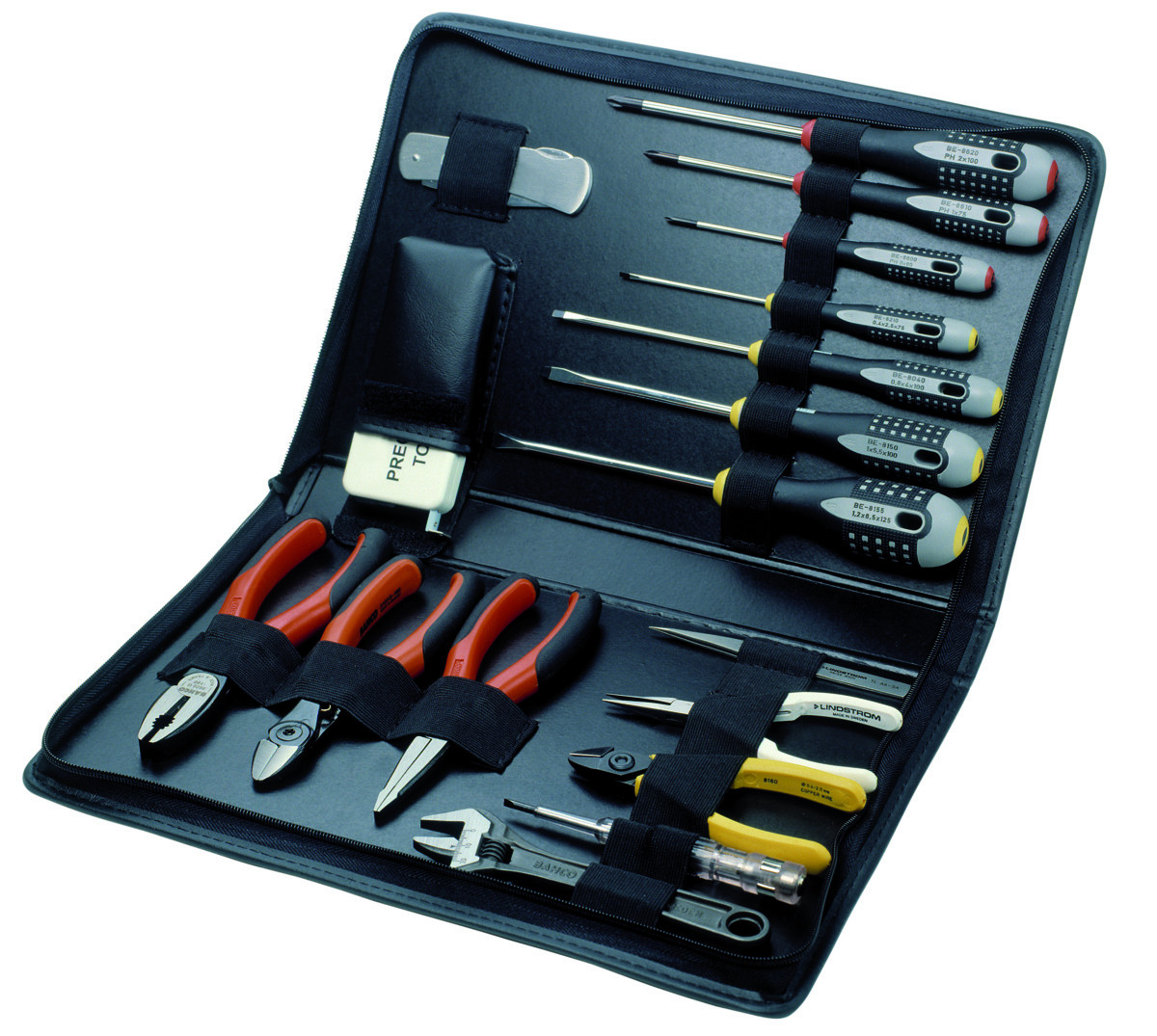 KIT DE FERRAMENTAS PARA ELETRÓNICA, 17 PEÇAS, EM BOLSA Bahco 9852