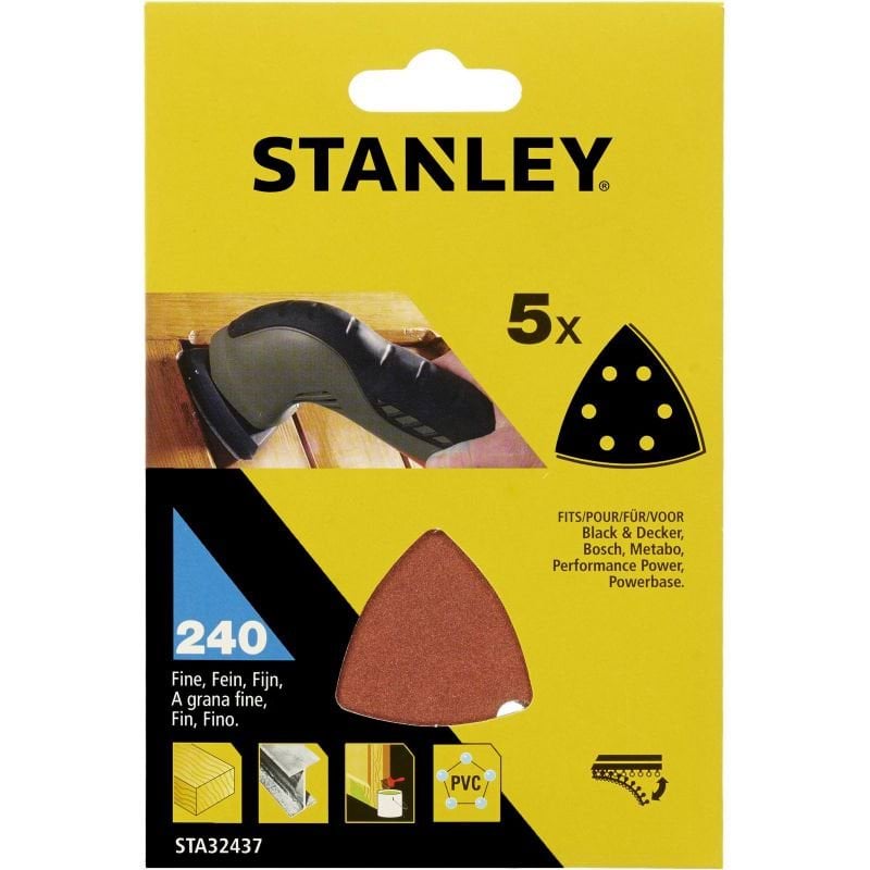 Lixas de Detalhes 93x93mm G240 Stanley STA32437-XJ