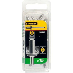 Rebites de Alumínio 5x3mm 15 Uni Stanley 1-PAA62T
