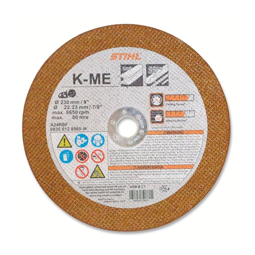 Disco de Resina Para Aço 230mm K-ME Stihl 08350127000