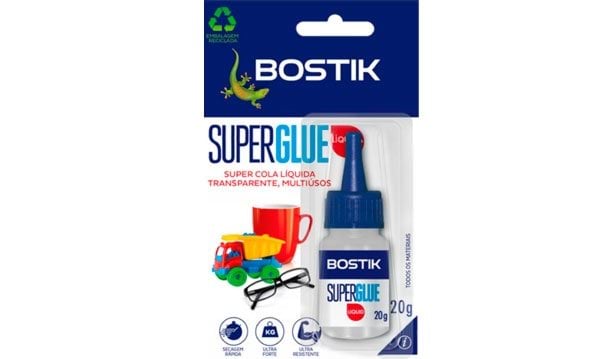 Super Cola Cianocrilato Superglue 20G Bostik 