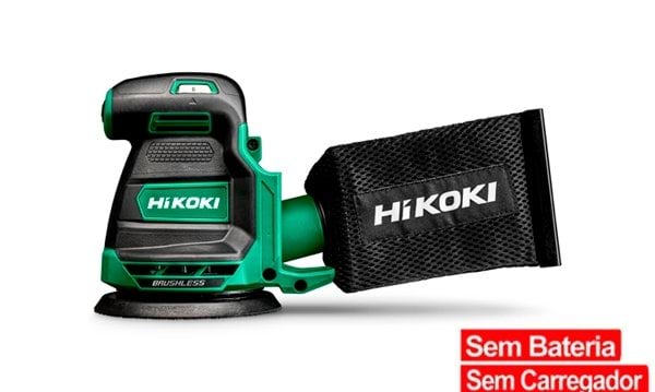 Lixadeira Orbital 18V 125mm Hikoki SV1813DAW2Z