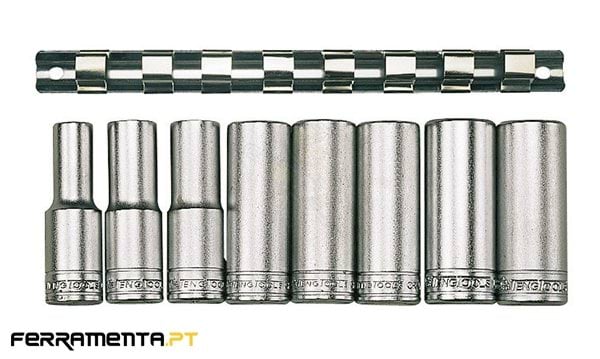 Jogo de Chaves de Caixa 1/2'' 8 Peças Teng Tools M1207