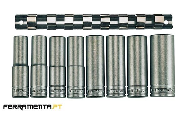 Jogo de Chaves de Caixa 1/2'' 8 Peças Teng Tools M1208-6