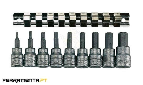 Jogo de Chaves de Caixa 3/8'' 9 Peças Teng Tools M3812