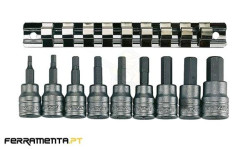 Jogo de Chaves de Caixa 3/8'' 9 Peças Teng Tools M3812