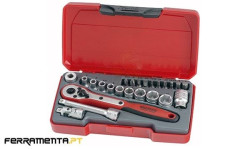 Jogo 24 Peças 1/4" Teng Tools T1424