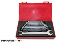 Jogo 8 Chaves Combinadas AF Teng Tools TT3592