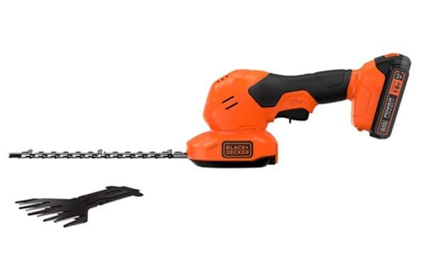 Tesoura Corta-Relva + Corta-Sebes 18V 2.0Ah Black & Decker BCSS18D1-QW