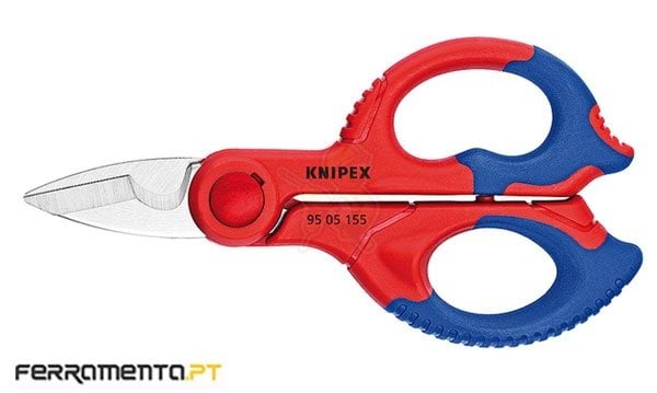 Tesoura de Eletricista 115mm Knipex 9505155SB