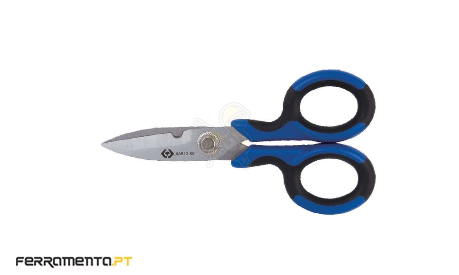 Tesoura de Eletricista 145mm King Tony 6AB12-55