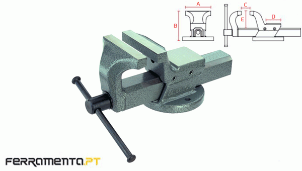Torno de Bancada Forjado Bellota 6700-150
