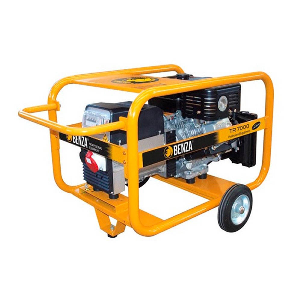 Gerador Arranque Manual 14HP 7KVA Benza TR7000