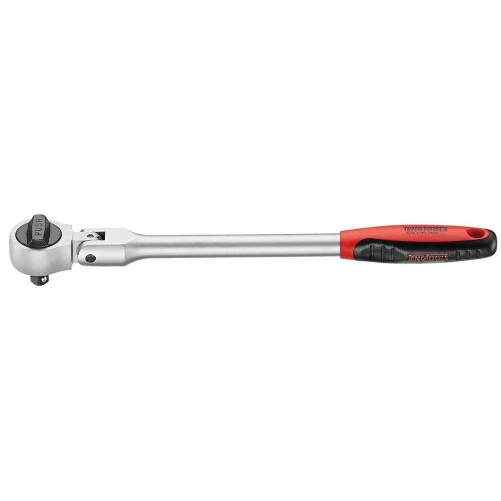 Roquete 1/4" cabeça flexível 200 mm Tengtools 1400F