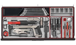 Teng Tools Kit Carro de Ferramentas Pro Cabinet TT 37” 1004 Pcs TCMM1004NBK1